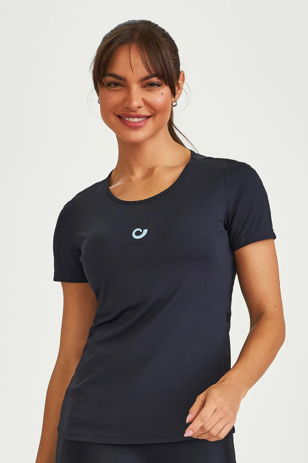 BLUSA UV COM SILK (PRETO)