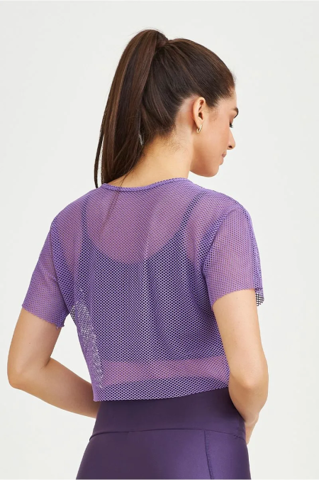 CROPPED TELA CLASSICO ROXO ASTRAL - Imagem 2