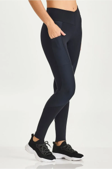 LEGGING AFINA CINTURA NAKAY COM BOLSO PRETO