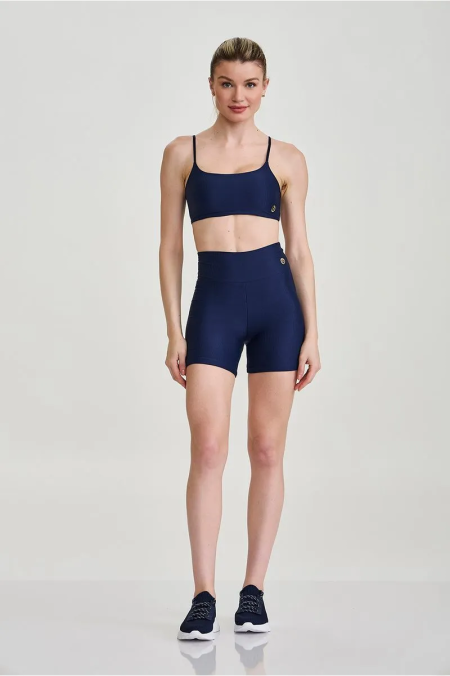 SHORT TEXTURIZADO AZUL MARINHO - Imagem 3