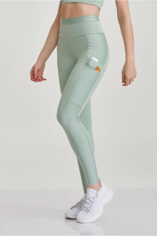 LEGGING MAXXI COM BOLSO DUPLO VERDE ALOE