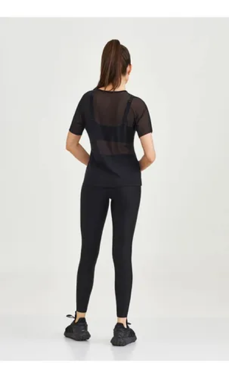 BLUSA DE TULE CLASSICA (PRETO) - Imagem 4