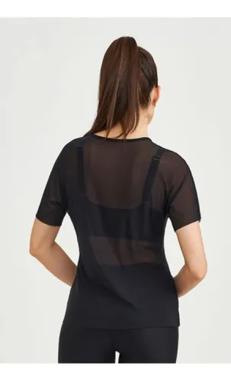 BLUSA DE TULE CLASSICA (PRETO) - Imagem 2