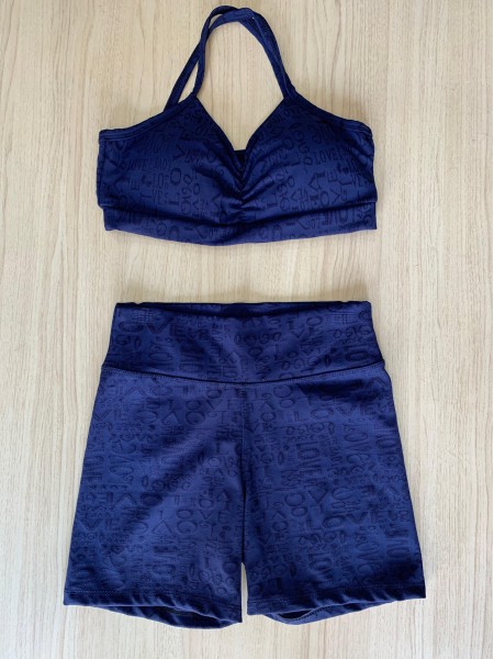 Conjunto top/short love