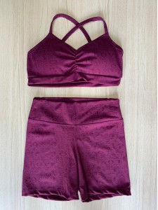 Conjunto top/short love