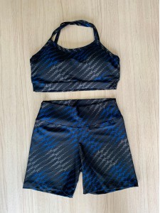 Conjunto top/short estampado
