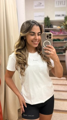 CAMISETA DRY FIT COLEÇÃO LIMIT DROP BRANCO GG